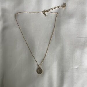 Kate Spade Gold Initial “N” Pendant Necklace